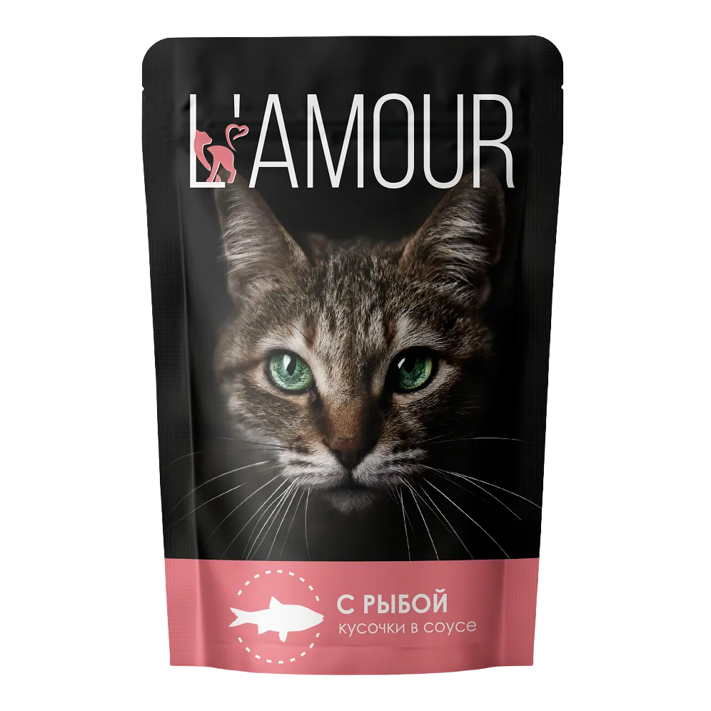 L’AMOUR для кошек с рыбой в соусе