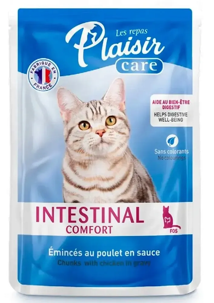 Plaisir Care Intestinal Comfort Кусочки в соусе (Курица)