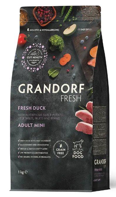 Grandorf Fresh Adult Mini Breeds (утка с бататом) 