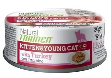 Trainer Natural Kitten (Индейка), 80 г
