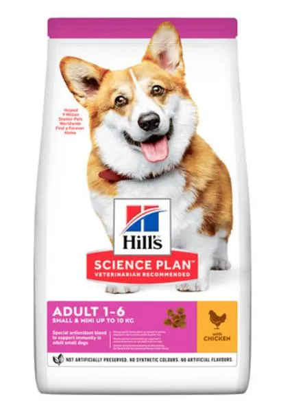 Корм Hill's Science Plan для собак мелких пород для поддержания здоровья кожи и шерсти (курица)