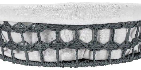 Корзина "Trixie" "Feira", серая/белая