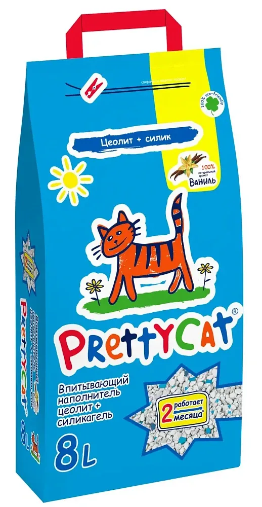 PrettyCat Наполнитель глиняный с део-кристаллами Aroma Fruit