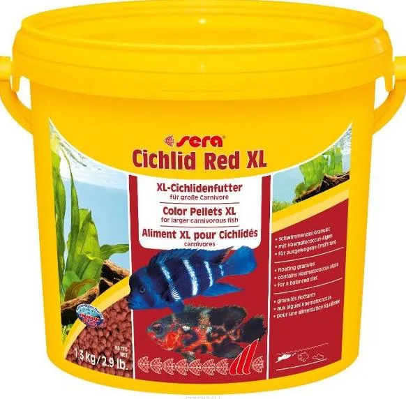 Sera Корм для услиления окраса цихлид "Cichlid Red" XL