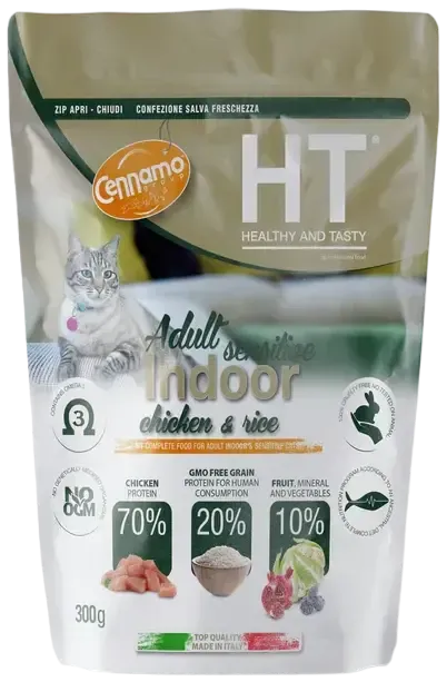 Cennamo HT Cat Indoor Sensitive (Курица, рис)