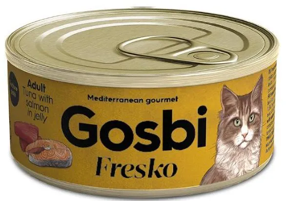 Gosbi Fresko Cat (Тунец и лосось в желе) 70 г