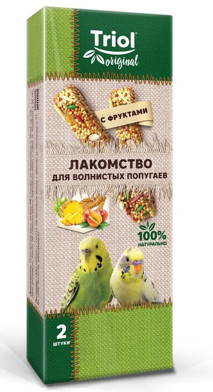 Triol Original Лакомство для попугаев с фруктами