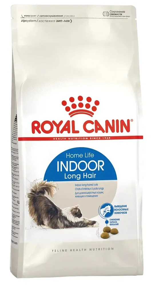 Корм Royal Canin Indoor Long Hair для кошек
