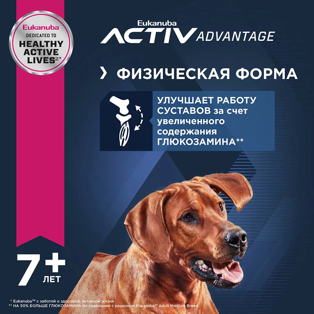 Eukanuba Senior 7+ Large (Птица)