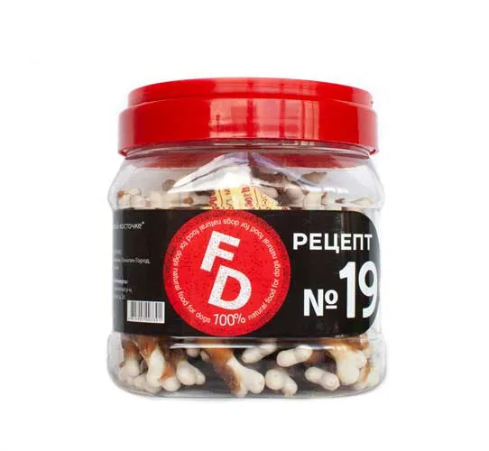 For Dogs Рецепт №19 - Мясо куропатки на кальциевой косточке, 500 г