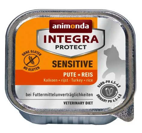 Влажный корм Animonda Integra Protect Sensitive Cat (Индейка, рис)
