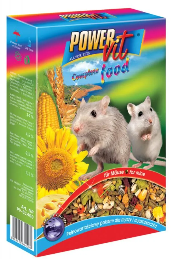 Power Vit Полнорационный корм для мышей и песчанок