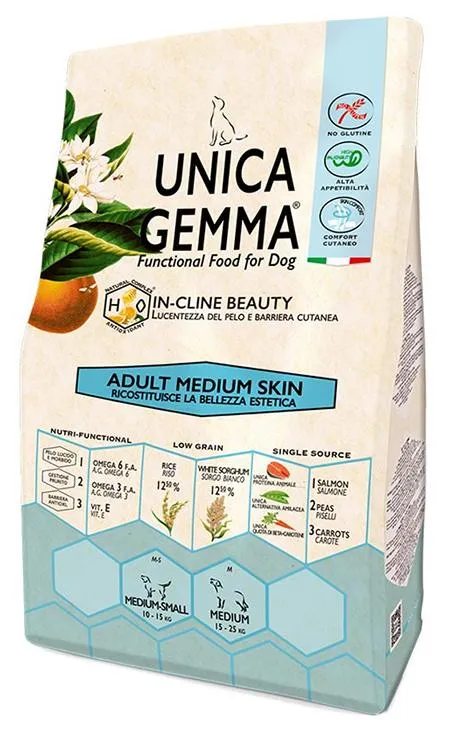 Unica Gemma Adult Medium Skin (Лосось), 2 кг
