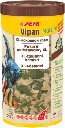 Sera Корм хлопья крупные для крупных рыб "Vipan Nature Large Flakes"