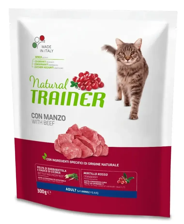 Корм Trainer Natural Adult (Говядина) для кошек