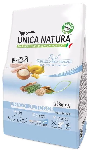 Unica Natura Unico Outdoor (Треска, рис, банан)
