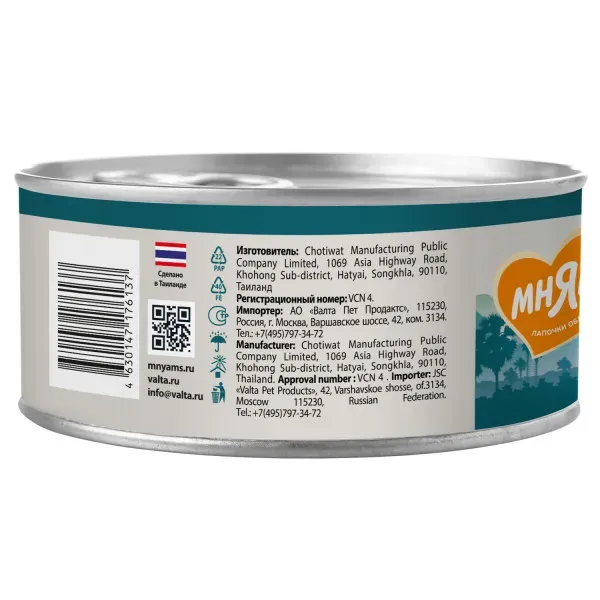 Мнямс Delicatesse Курица с уткой в нежном желе для кошек