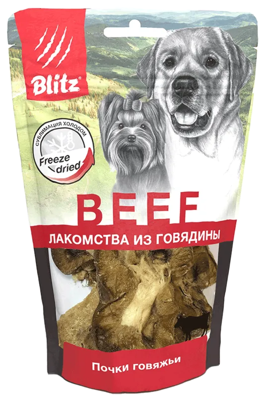 BLITZ Лакомство для собак Почки говяжьи