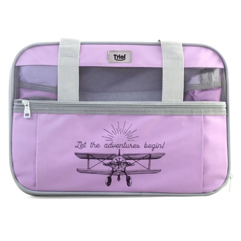 Triol Сумка-переноска для животных Техно, сиреневая