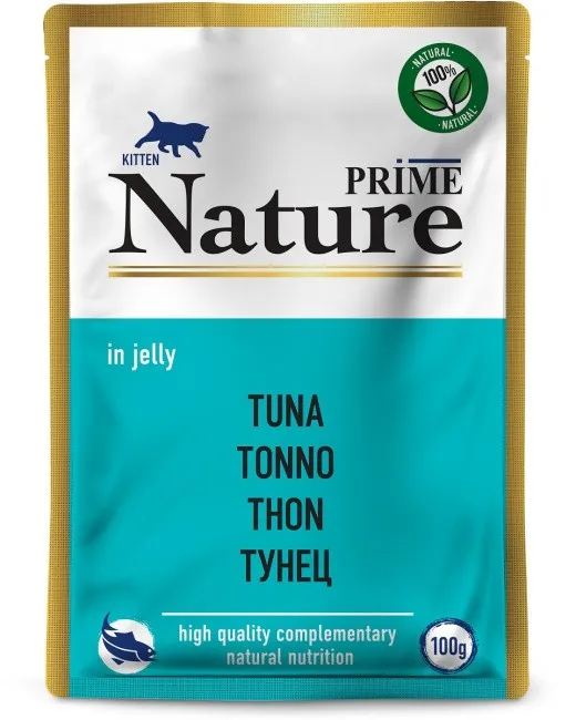 Prime Nature Паучи Тунец в желе для котят