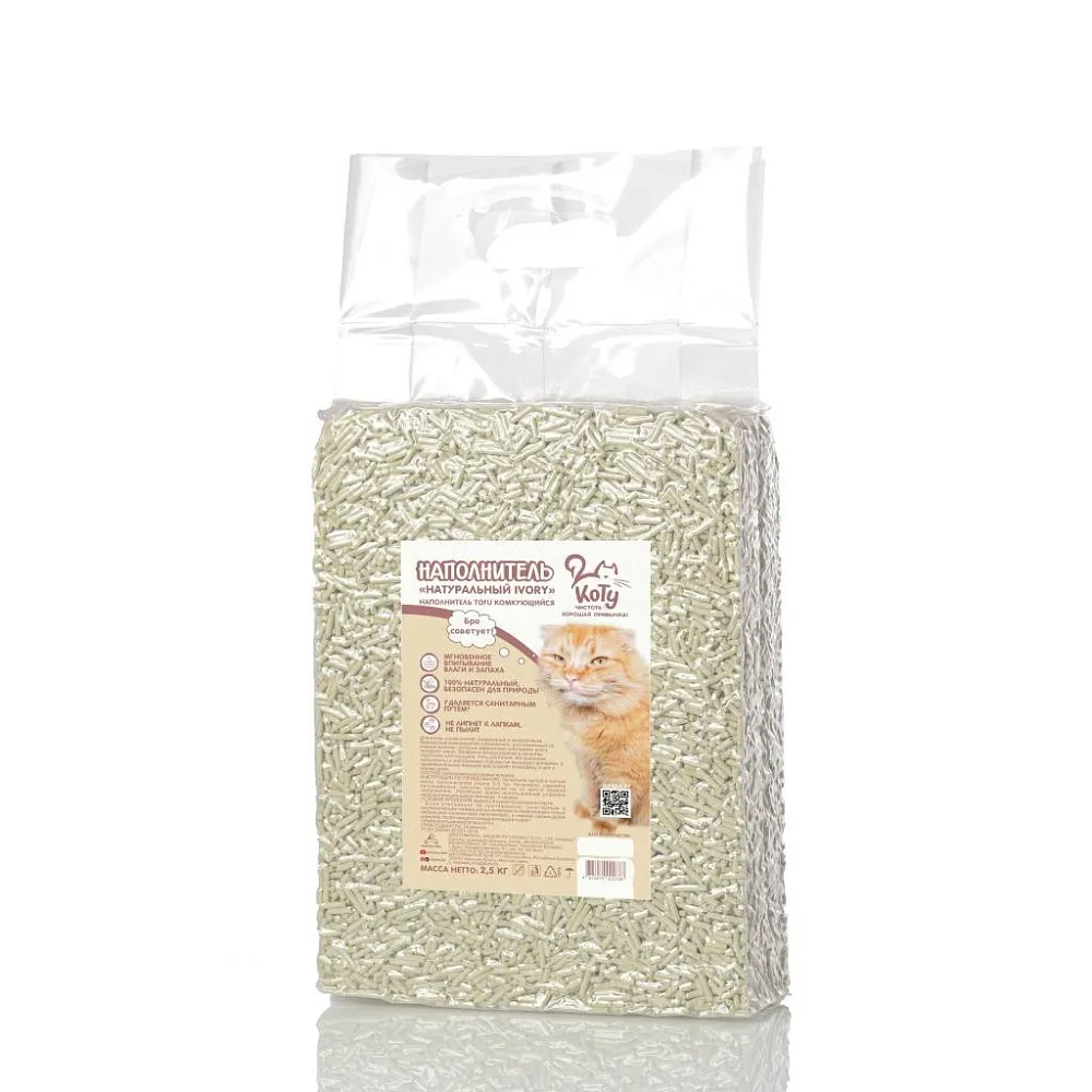 КОТУ Наполнитель TOFU Ванильный MIX