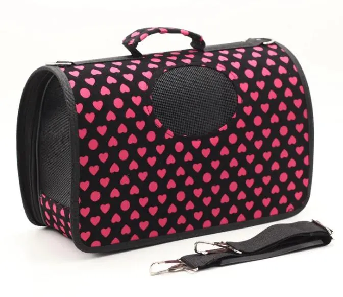 Котики Собачки сумка-переноска "Pinki heart"