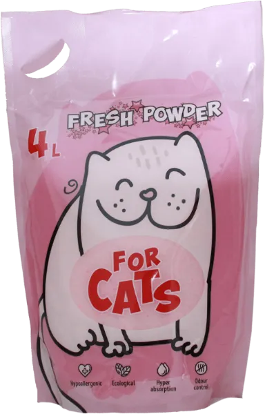 FOR CATS Наполнитель силикагелевый Fresh Powder (звездная пыль)