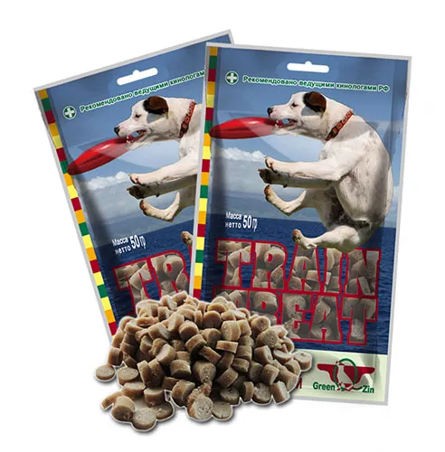 GreenQZin Лакомство "Дрессура" (Утка, тунец), 50 г