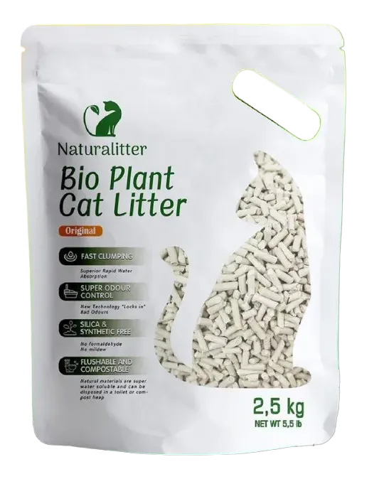Naturalitter Bio Plant Cat Litter Оригинальный