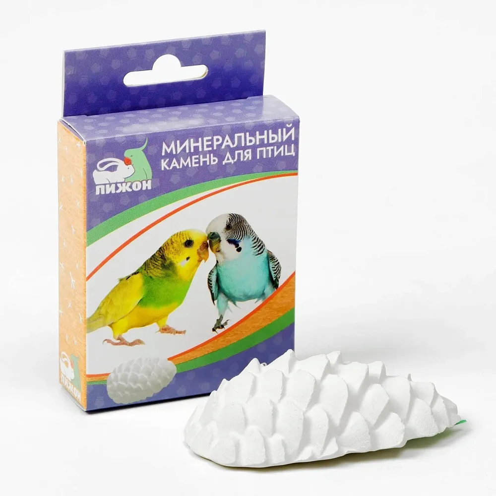 Пижон Минеральный камень для птиц шишка