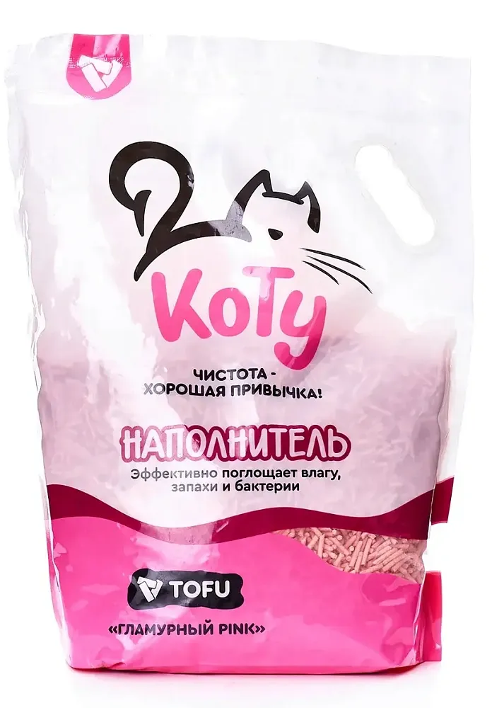 КОТУ Наполнитель TOFU Гламурный PINK