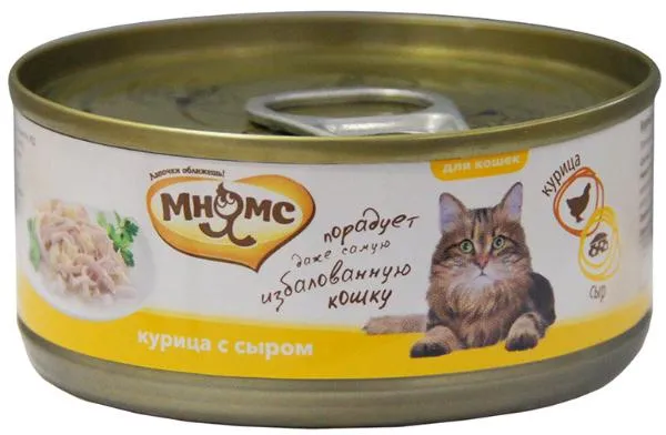 Мнямс Консервы Курица с сыром в нежном желе