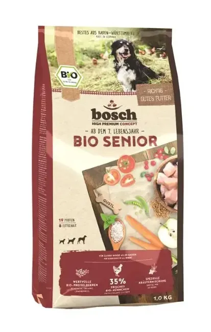 Корм Bosch Bio Senior (Курица с клюквой) для собак