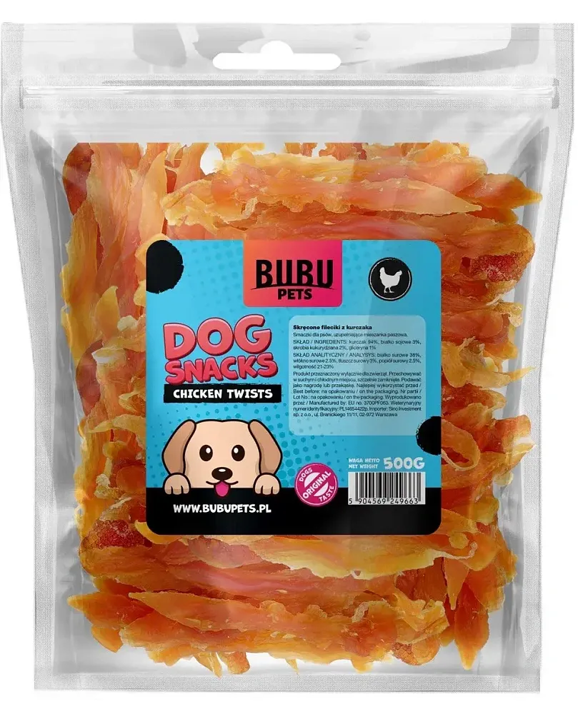 Bubu Pets Твистеры из куриного филе