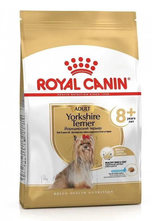 Корм Royal Canin Yorkshire Terrier 8+ для собак