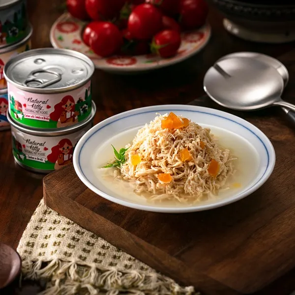 Natural Kitty Курица с томатом в бульоне