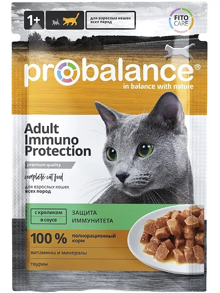 ProBalance Консервированный корм Immuno Protection Cat (Кролик в соусе) ProBalance Консервированный корм Immuno Protection Cat (Кролик в соусе)