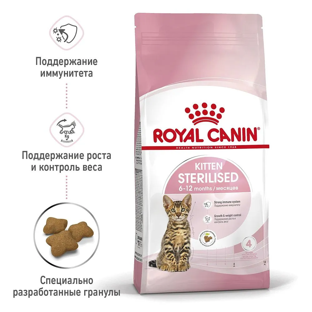 Корм Royal Canin Kitten Sterilised для котят