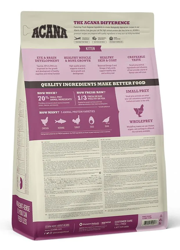 ACANA FIRST FEAST Kitten (Курица, рыба)