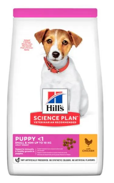 Hill's Science Plan для щенков мелких пород для поддержания здорового роста и развития (курица)
