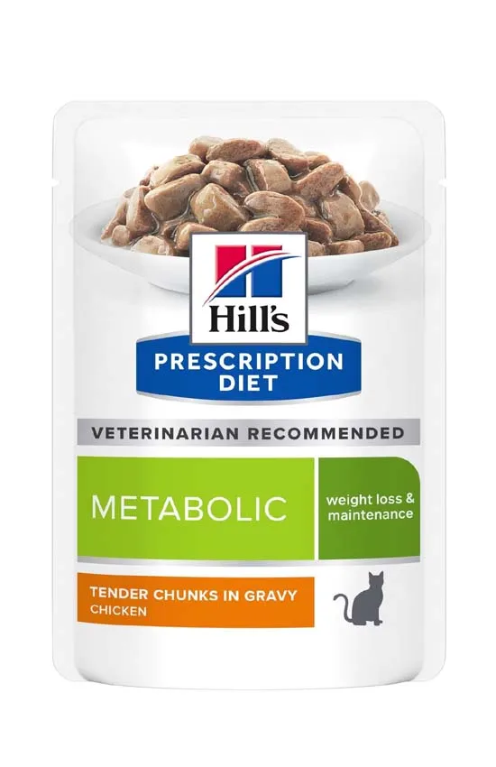 Hill"s Prescription Diet Metabolic Влажный корм для кошек (Курица), 85 г