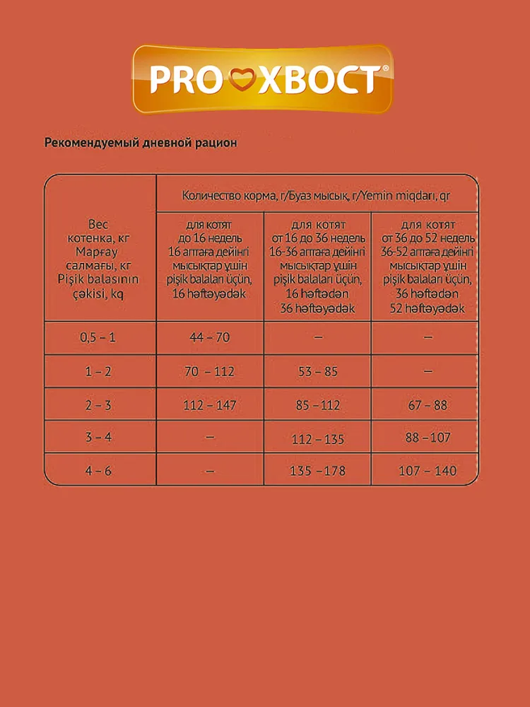 Proхвост для котят (Цыпленок)