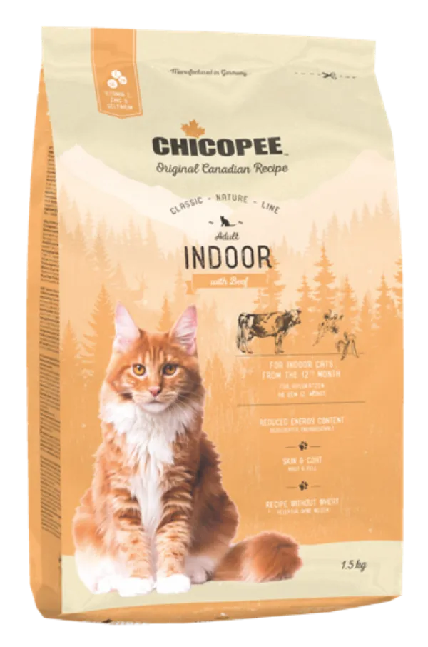 Корм Chicopee CNL Indoor (Говядина) для кошек