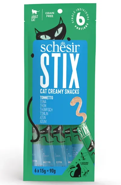Schesir Stix Крем-лакомство с тунцом