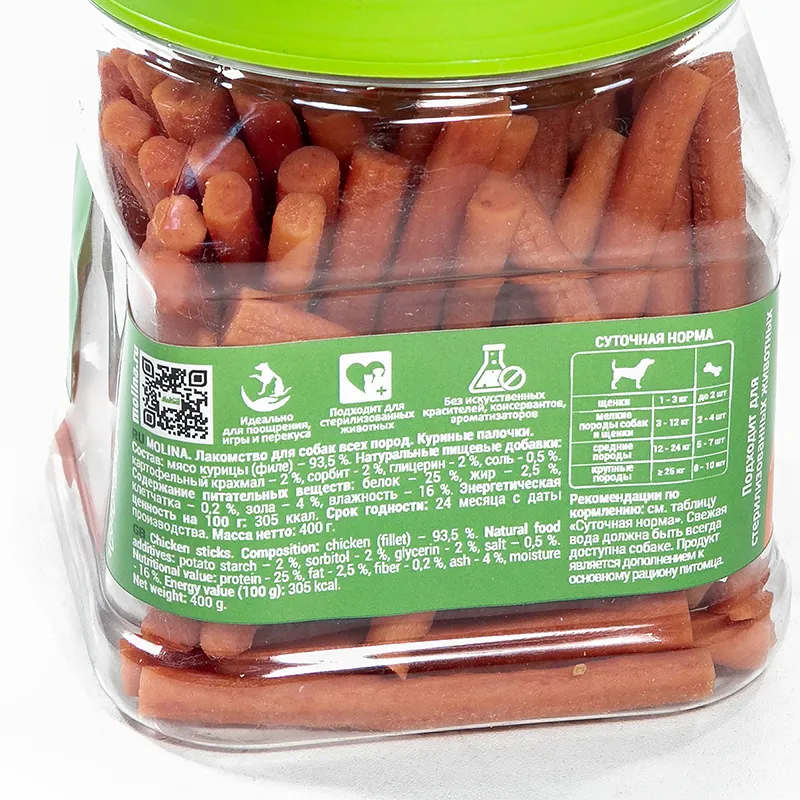 Molina Лакомство для собак Куриные палочки