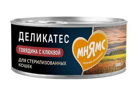 Мнямс Delicatesse Паштет по-шведски для стерилизованных кошек