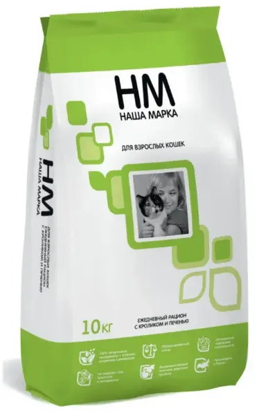 НМ для взрослых кошек (Кролик, печень)