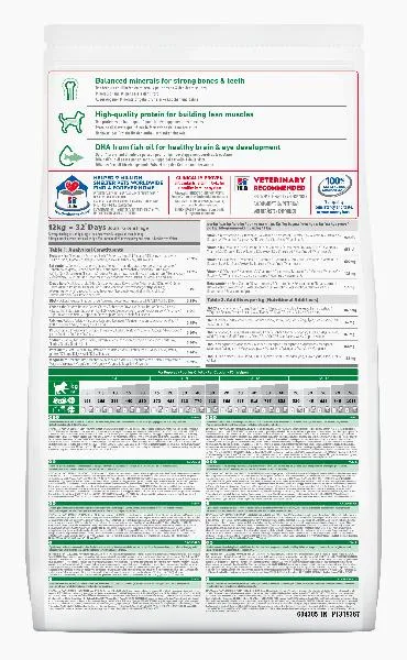 Hill's Science Plan для щенков крупных пород с оптимальным содержанием энергии и минералов (курица)