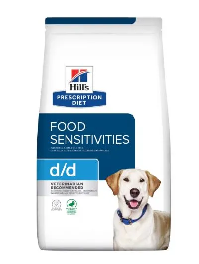 Hill's Prescription Diet d/d Food Sensitivities для собак (утка, рис)