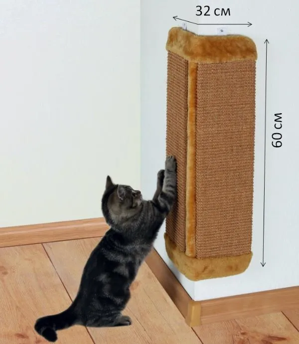TRIXIE Когтеточка угловая, 32x60 см